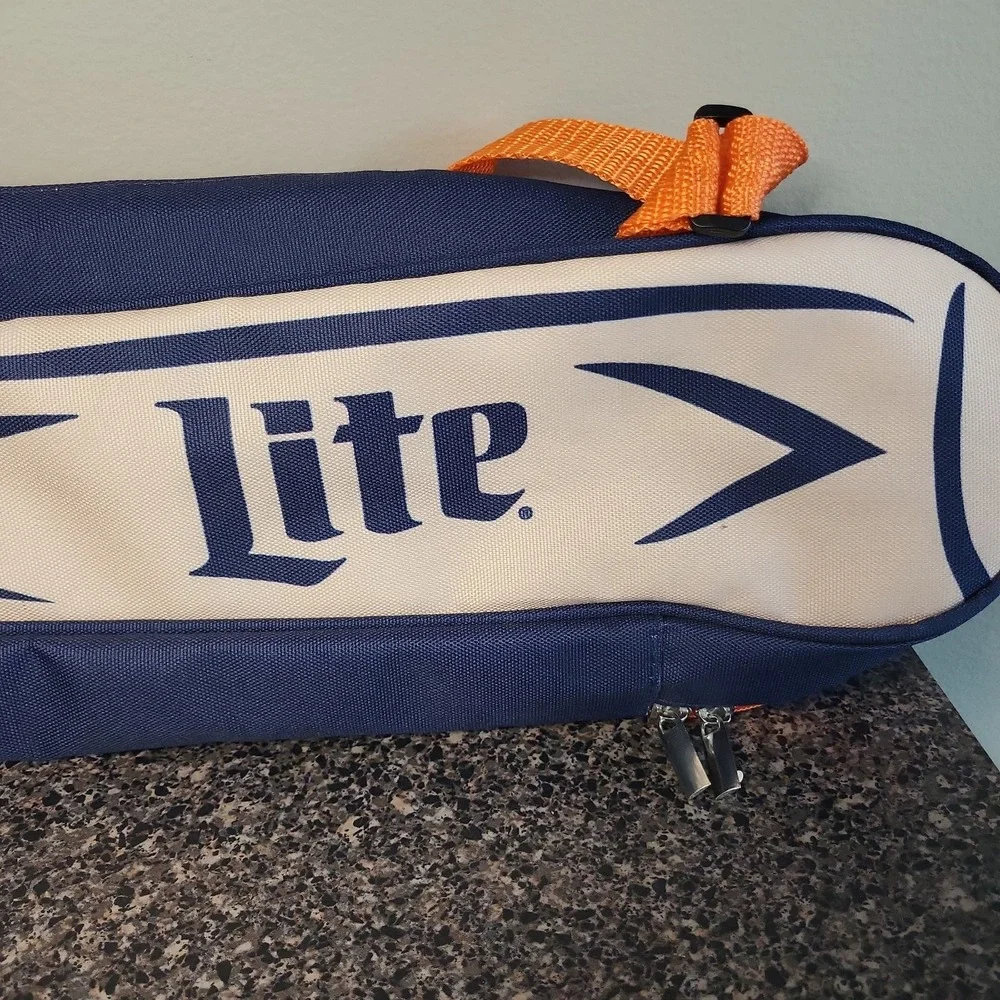 Detroit Tigers‎ Miller Lite Bat Sling Cooler 6-Pack Can Carrier SGA 2025 MLB
